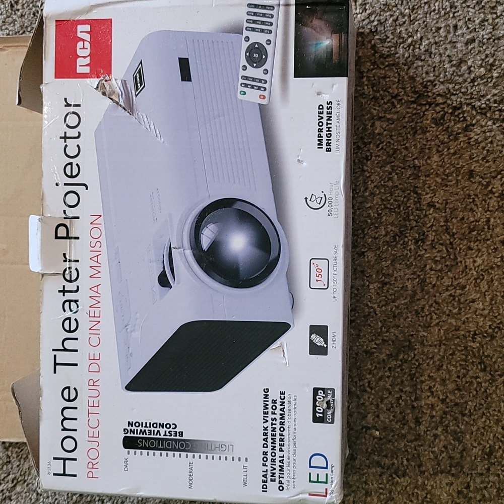 New in box RCA Projector
